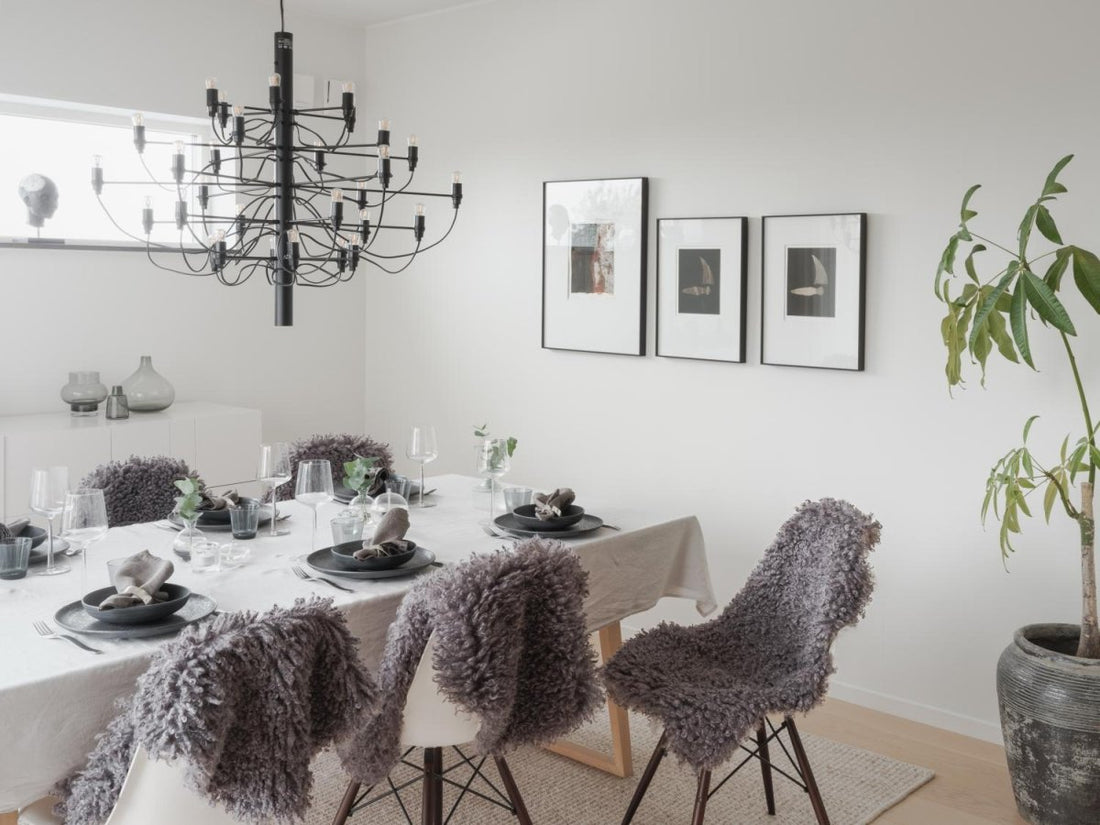 Wooly rug - Grey - RUTHERFORD & Co