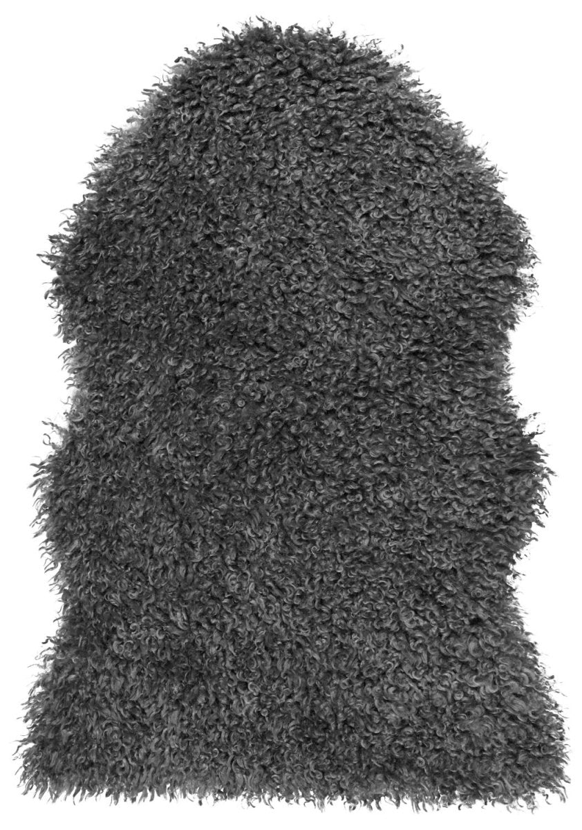 Wooly rug - Grey - RUTHERFORD & Co
