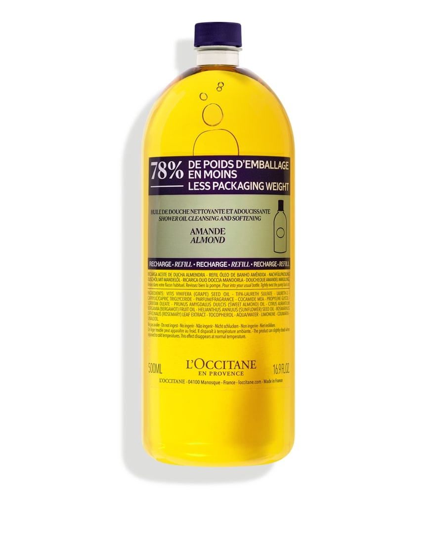 Almond Shower Oil Refill 500ml - RUTHERFORD & Co