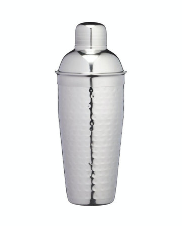 BarCraft Hammered - Steel Textured Cobbler - Style Shaker - RUTHERFORD & Co