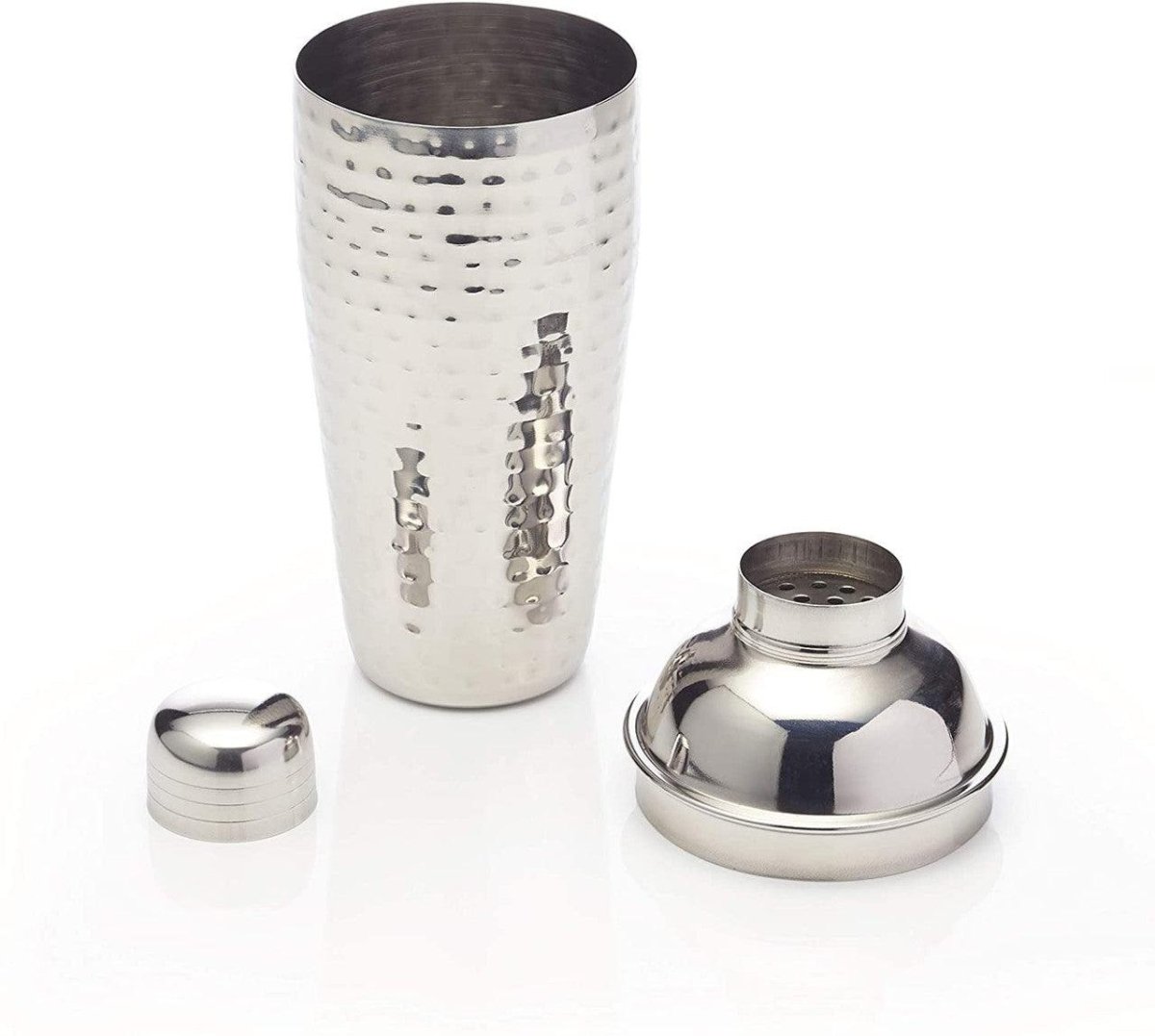 BarCraft Hammered - Steel Textured Cobbler - Style Shaker - RUTHERFORD & Co