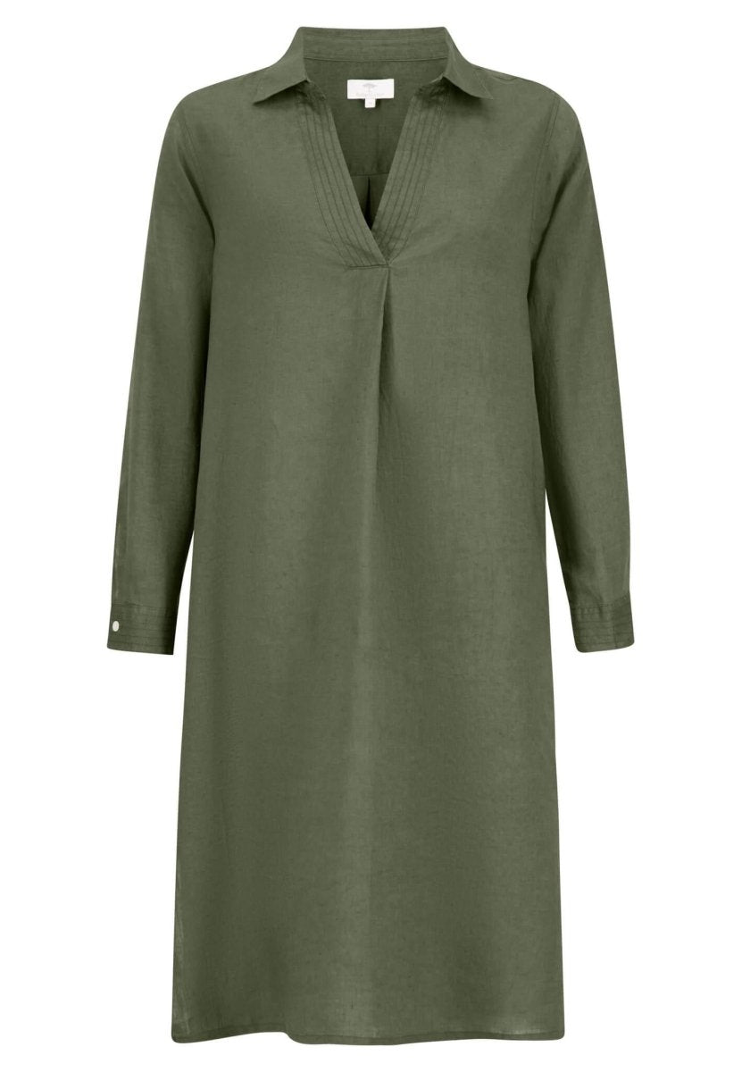 Dress linen longsleeve - RUTHERFORD & Co