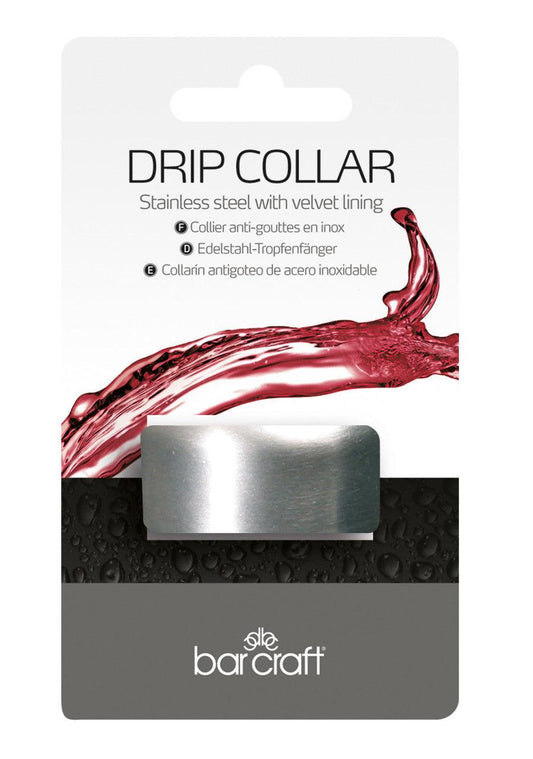 BarCraft Stainless Steel Wine Drip Collar - RUTHERFORD & Co