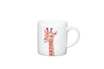 KitchenCraft 80ml Porcelain Giraffe Espresso Cup - RUTHERFORD & Co