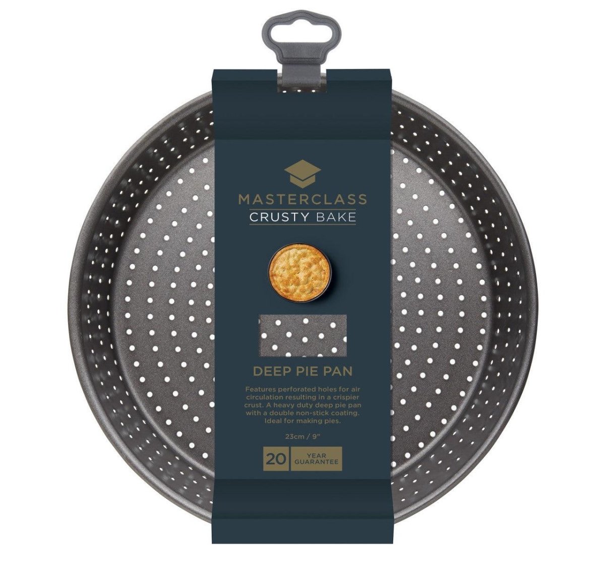 MasterClass Crusty Bake Non - Stick Deep Pie Pan / Tart Tin - RUTHERFORD & Co