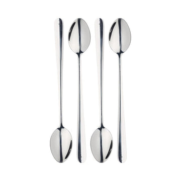 MasterClass Set of 4 Stainless Steel Latte Spoons - RUTHERFORD & Co