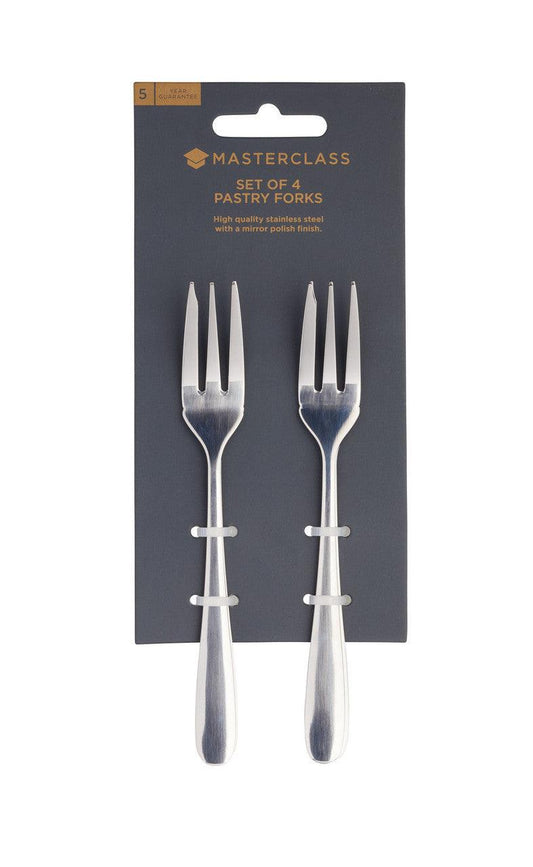 MasterClass Set of 4 Pastry Forks - RUTHERFORD & Co