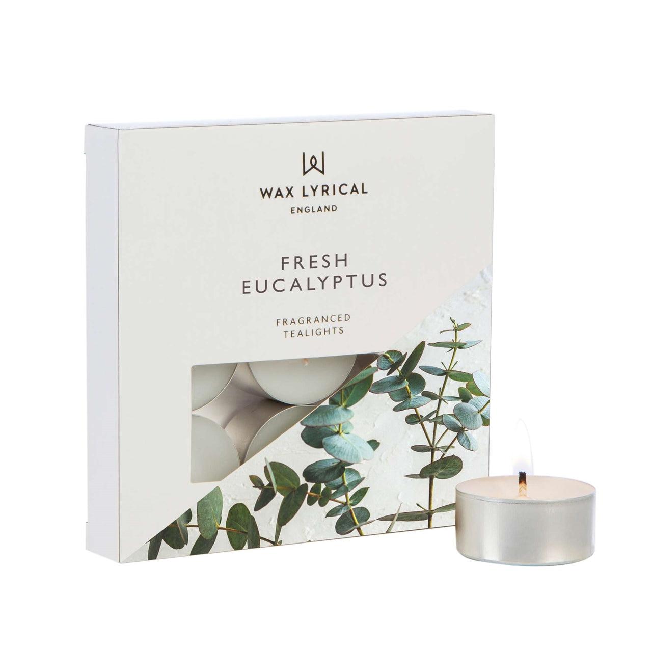 Fresh eucalyptus - Pack of 9 tealights - RUTHERFORD & Co