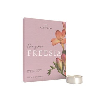 Freesia - Pack of 12 tealights - RUTHERFORD & Co
