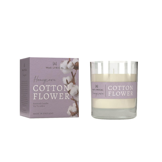 Cotton flower - Wax fill glass - RUTHERFORD & Co