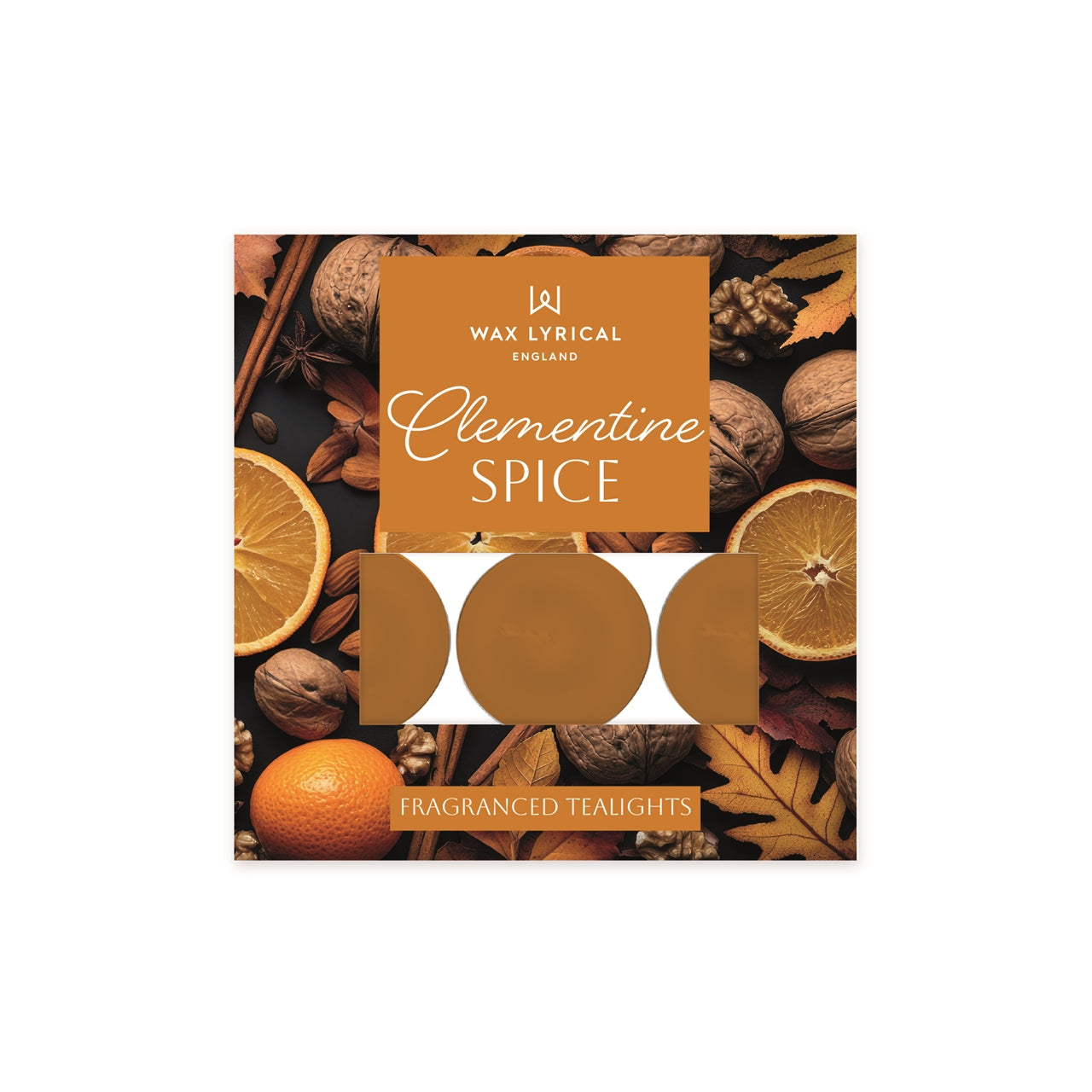 Pack of 9 Tealights Clementine Spice