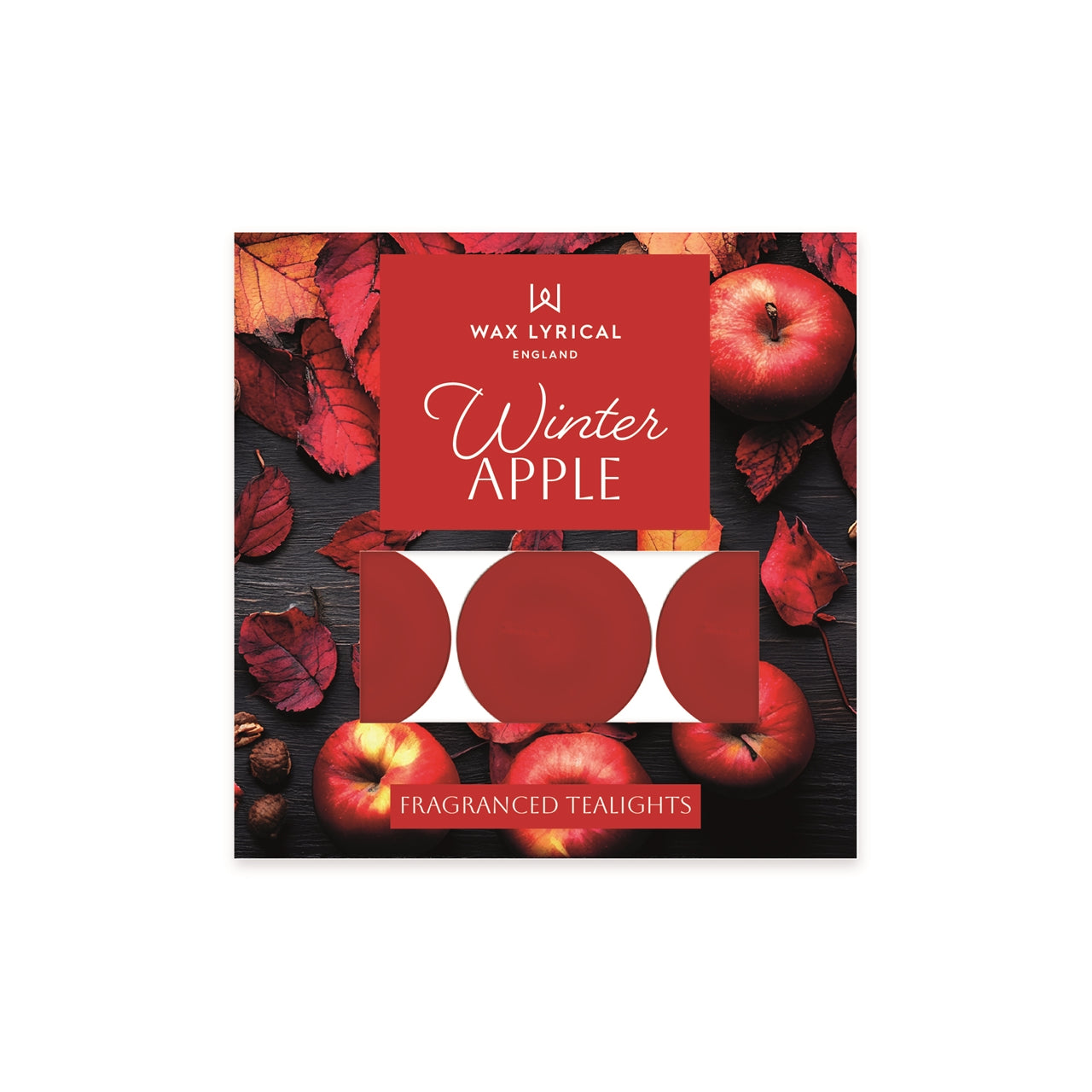 Pack of 9 Tealights Winter Apple