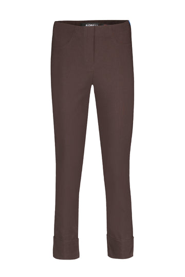 Robell Bella 09 68cm Trousers Dark Brown