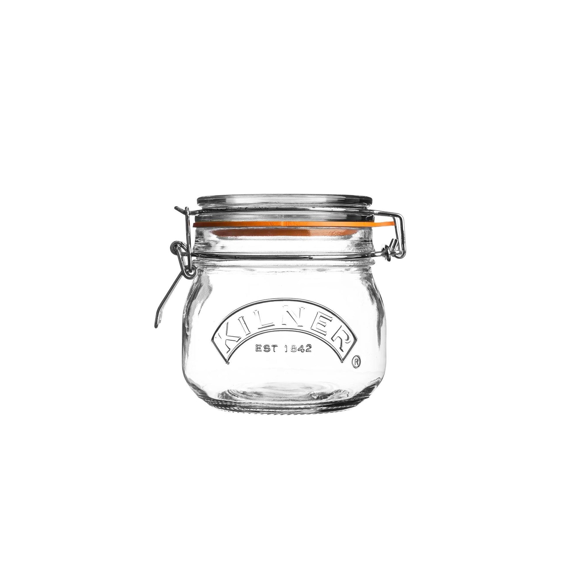 Clip Top Round Jar 0.5 Litre - RUTHERFORD & Co