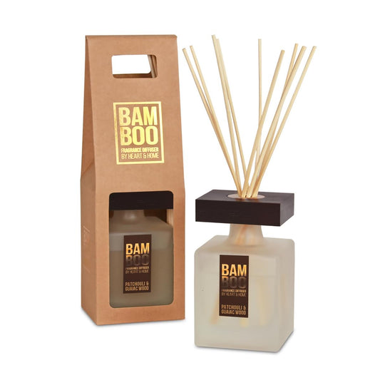 Bamboo Large Fragrance Diffuser - Patchouli & Guaiac Wood