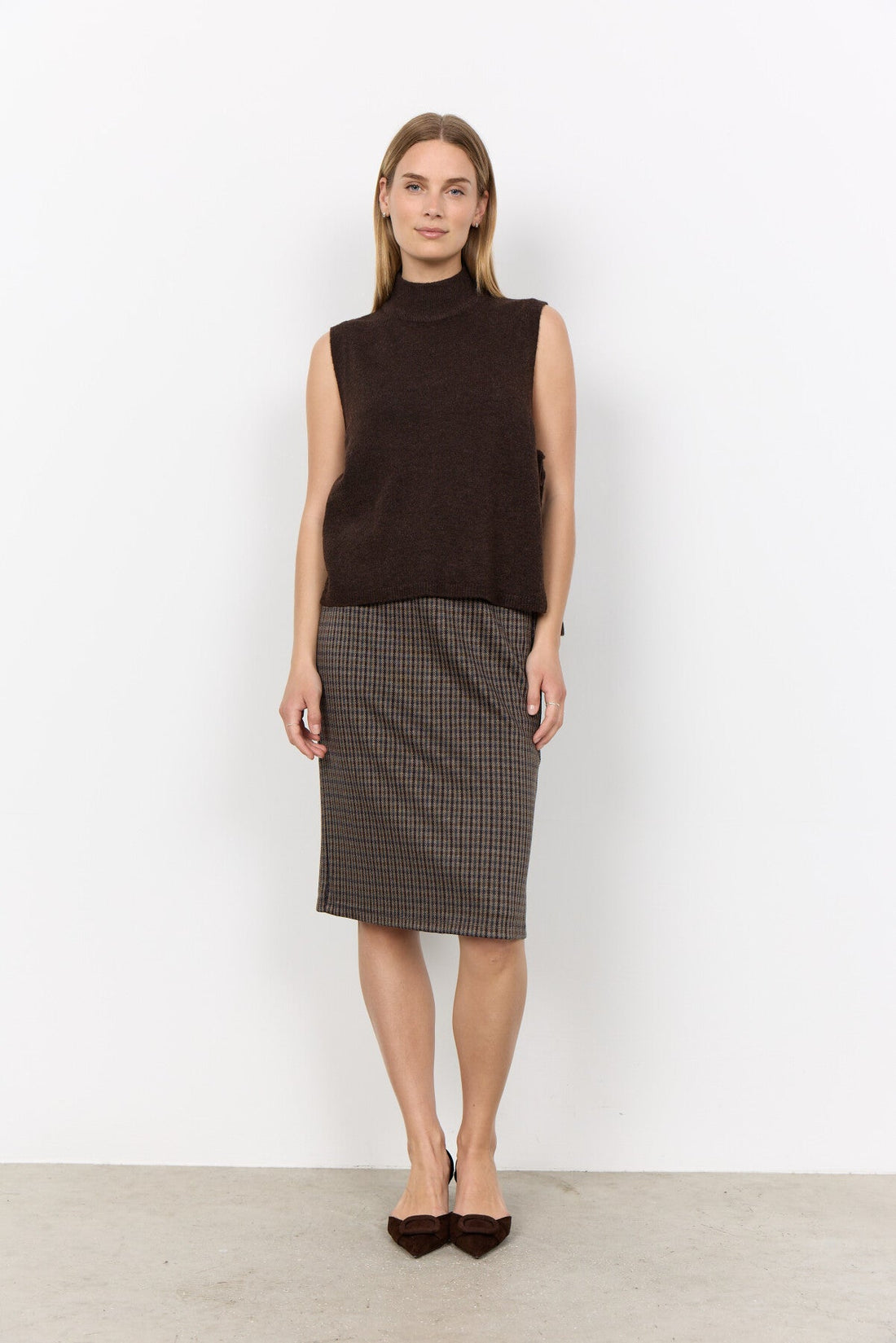 SC-ORLEAN 16 Waistcoat Dark plum