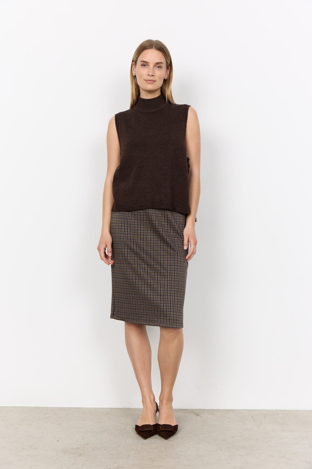 SC-ORLEAN 16 Waistcoat Dark plum