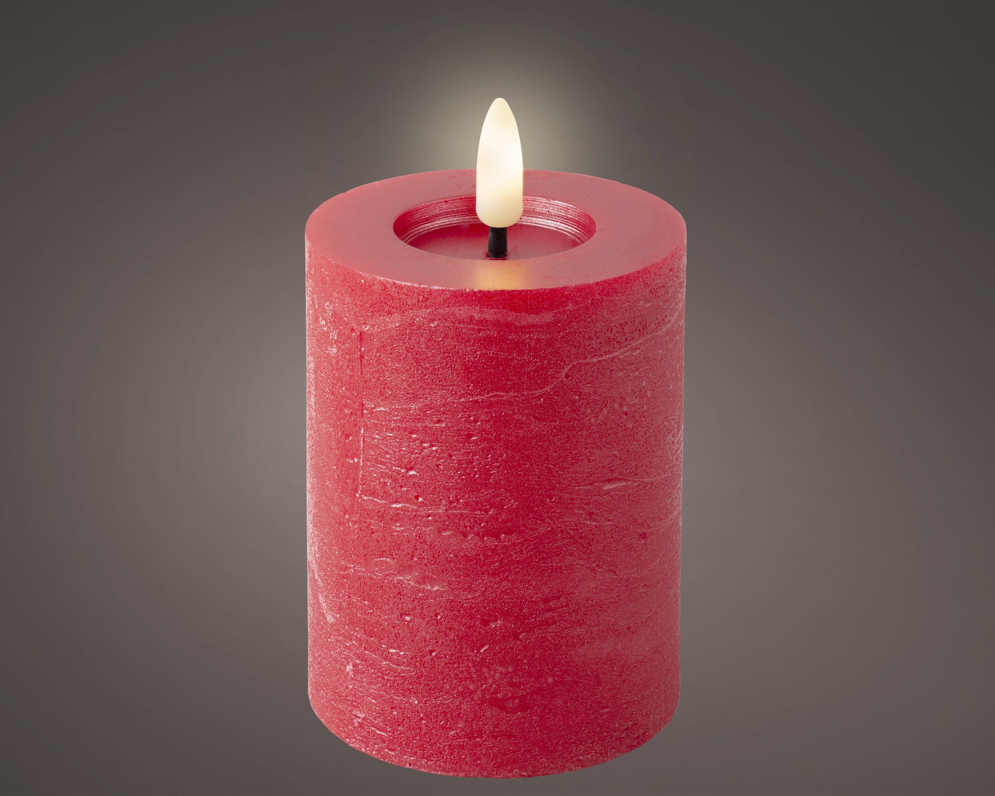 Lumineo LED Wick Candle - Red (11.2 cm)