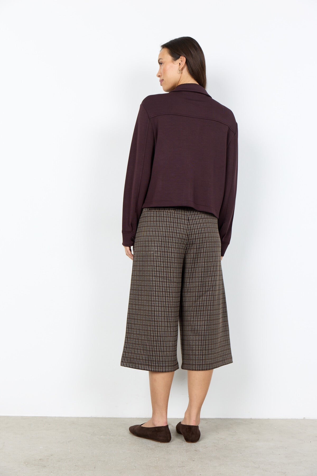 SC-BANU 337 Cardigan Dark plum