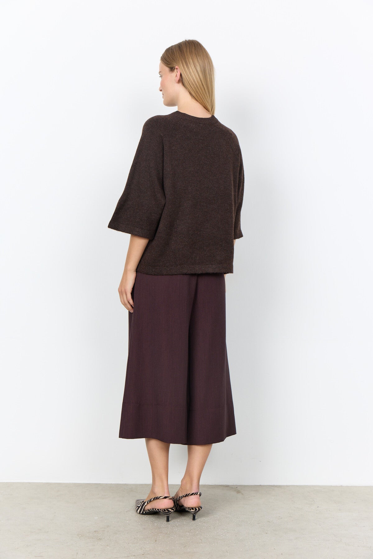 SC-ORLEAN 1 Pullover Dark plum