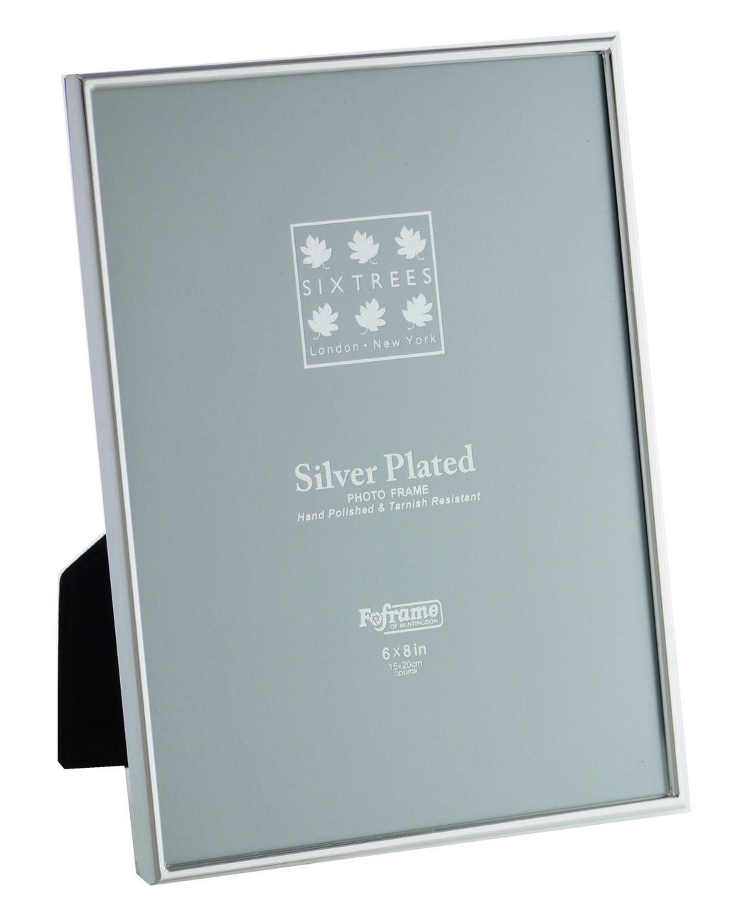 Sixtrees Cambridge 8 x 6-inch Narrow Rim Silver