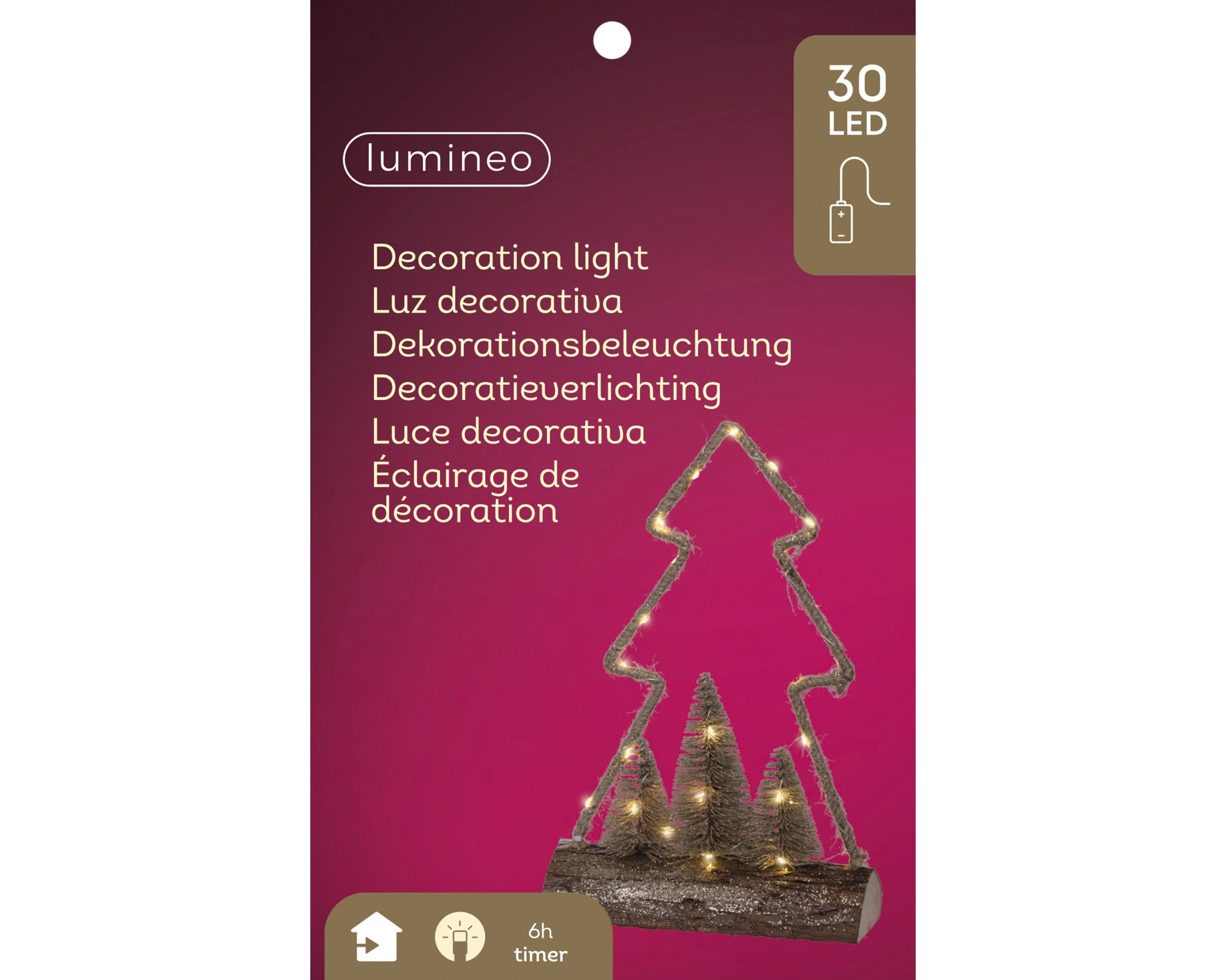 Lumineo LED Table Light - Gold (9 cm)