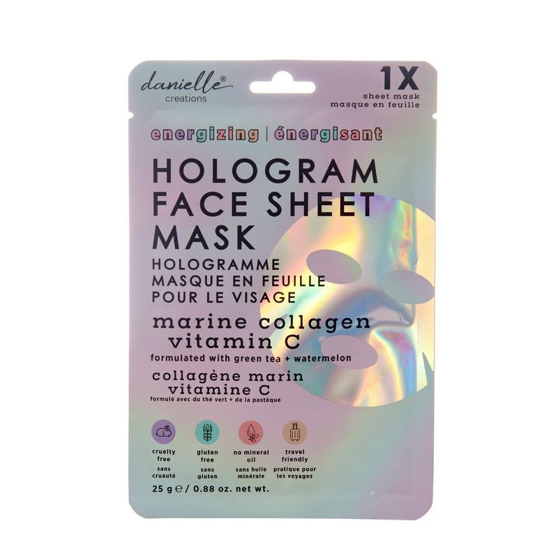 1 pc Hologram Face Sheet Mask - RUTHERFORD & Co
