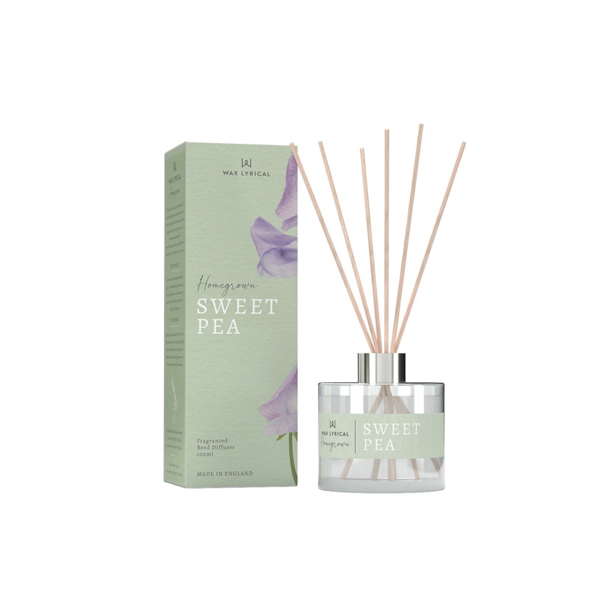 100ml Reed Diffuser Sweet Pea - RUTHERFORD & Co