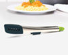 Elevate™ Grey Silicone Steel Tongs