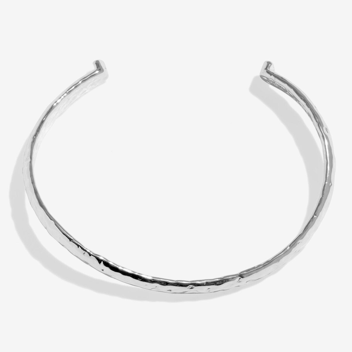 Bracelet Bar Hammered Bangle Set In Silver And Gold Plating