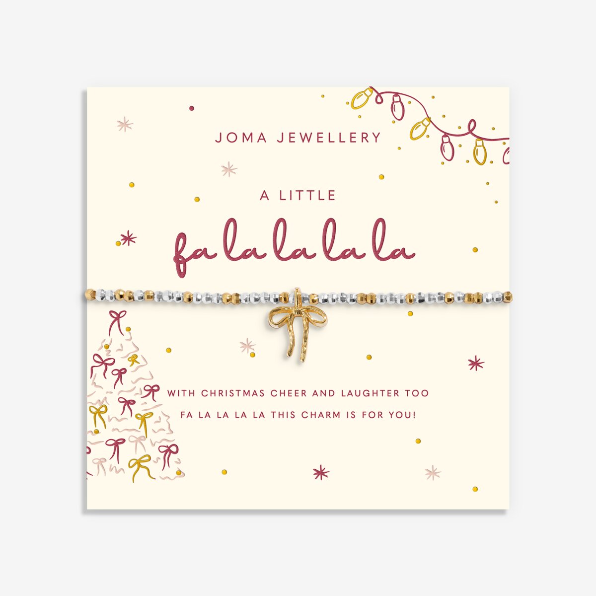 Christmas Little Stories 'Fa La La La La' Bracelet