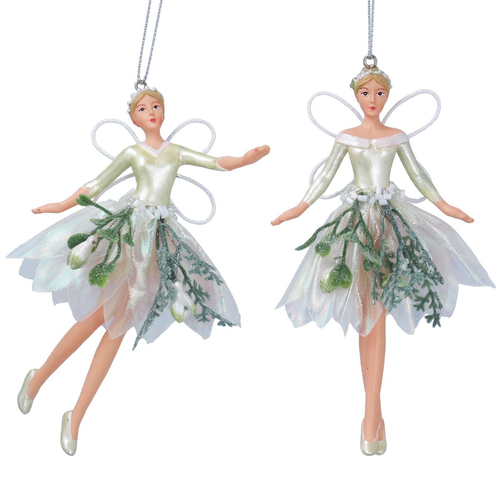 Resin Organza Snowdrop Fairy Dec/Astd