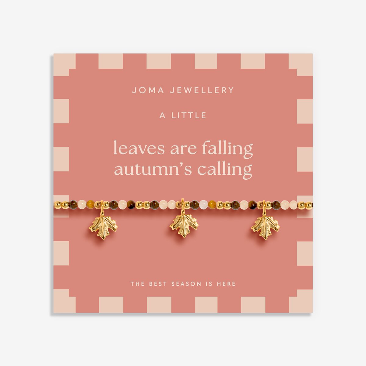 Autumn's Calling A Little 'Leaves Are Falling, Autumn Is Calling' Bracelet