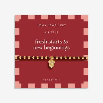 Autumn's Calling A Little 'Fresh Starts and New Beginnings' Bracelet