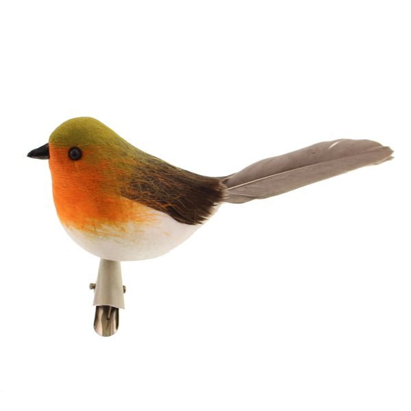 10cm Robin with Clip - RUTHERFORD & Co