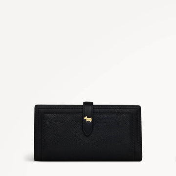 Willis Street Leather Large Bifold Purse in Black - 110781