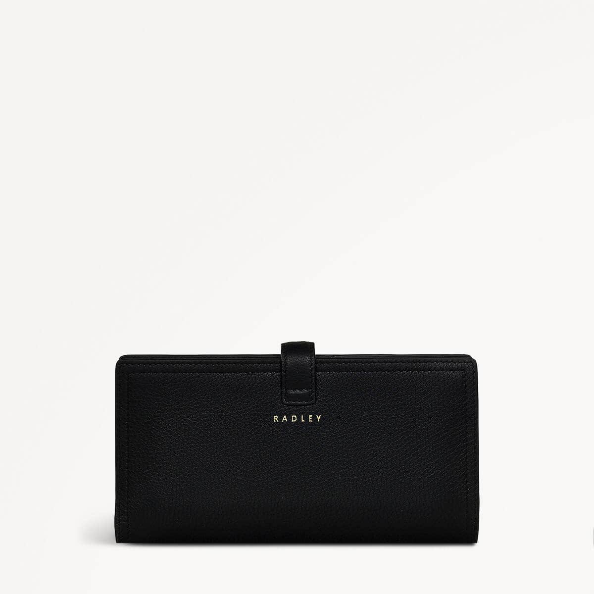 Willis Street Leather Large Bifold Purse in Black - 110781