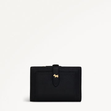Willis Street Leather Medium Bifold Wallet in Black - 110782