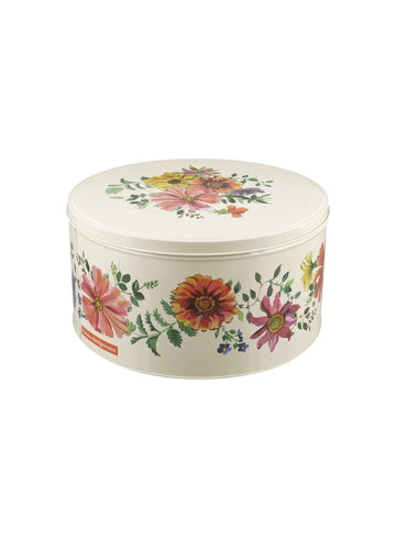 Garden Flowers Round Cake Tin - Medium