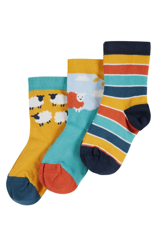 Little Socks 3 Pack - Counting Sheep Multipack