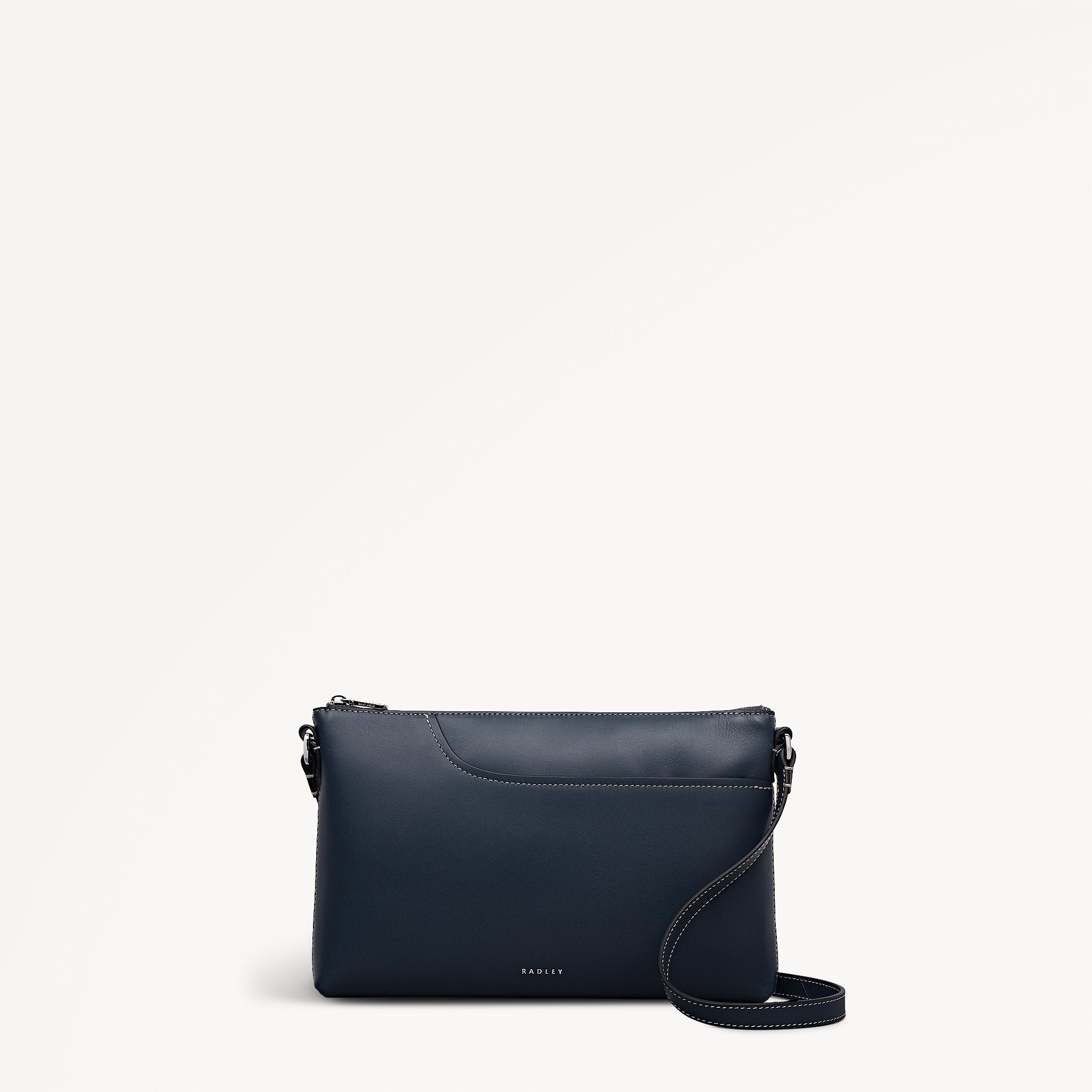 Pockets Medium Ziptop Ew Cross Body Naval - 113822