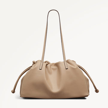 The Roxburgh Large Drawstring Shoulder Sahara - 113839