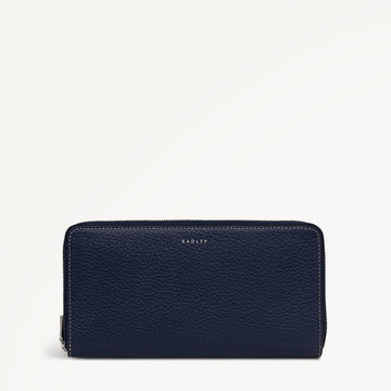 Dukes Place Large Zip Around Purse Naval - 113885
