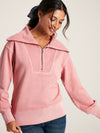 Tia Pink Pullover Sweatshirt