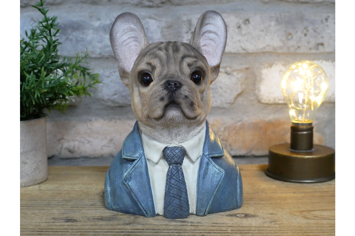 Small Frenchie Dog Bust