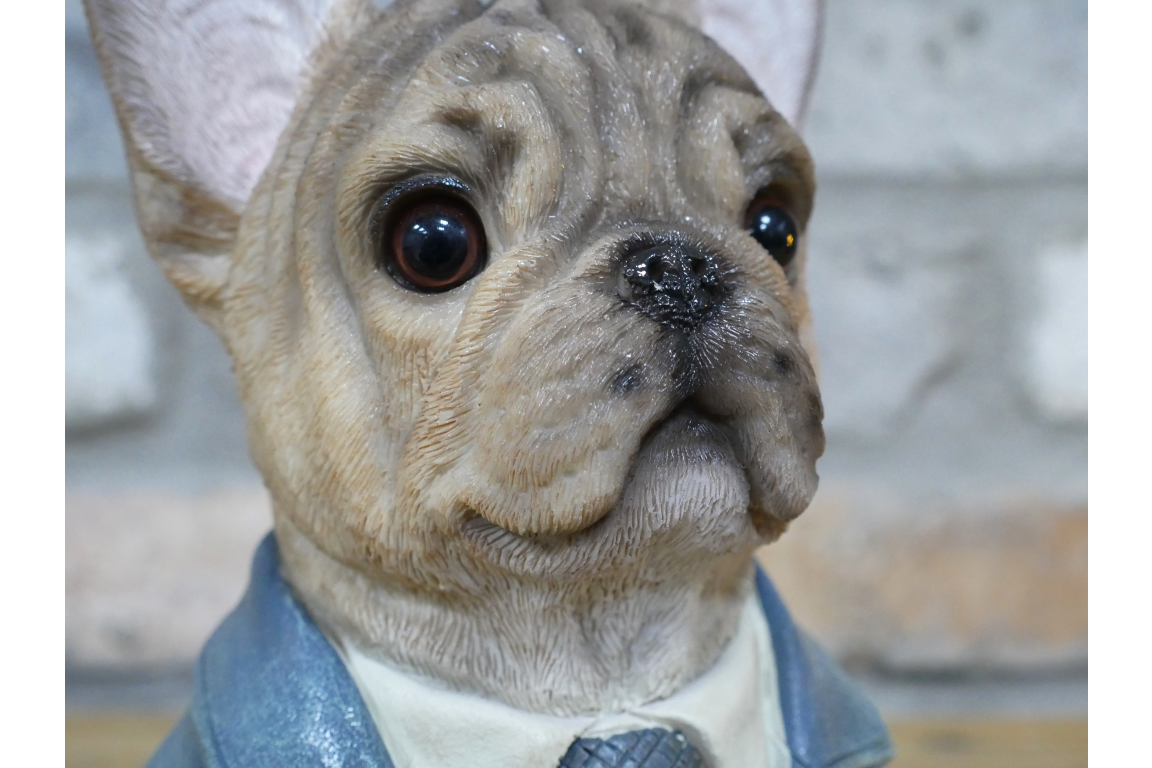 Small Frenchie Dog Bust