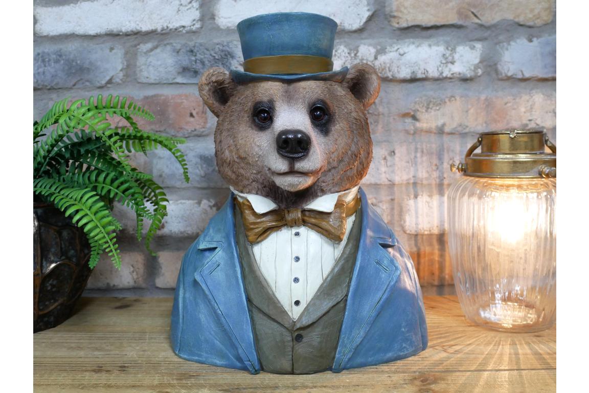 Large Bear Bust
