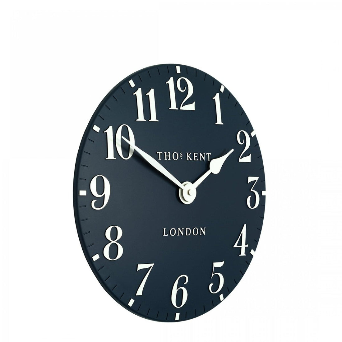 12" Arabic Wall Clock Ink - RUTHERFORD & Co