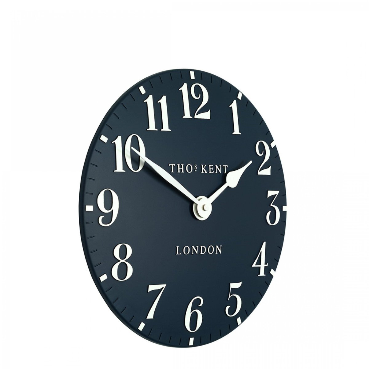 12" Arabic Wall Clock Ink - RUTHERFORD & Co