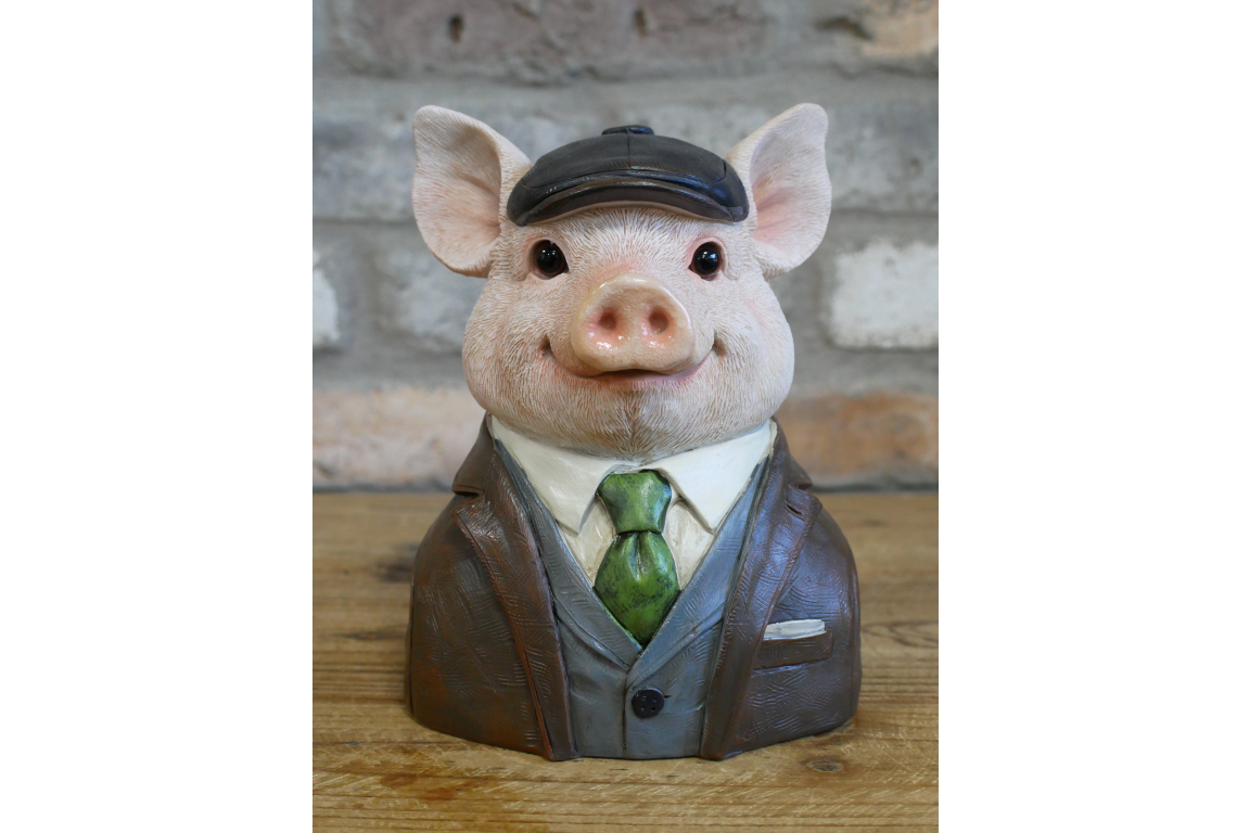 Small Pig Bust